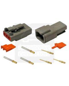 DTM 3 pin Full kit gold pin 10 Pack