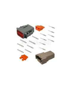 DTM 8 pin Full kit gold pin 10 Pack