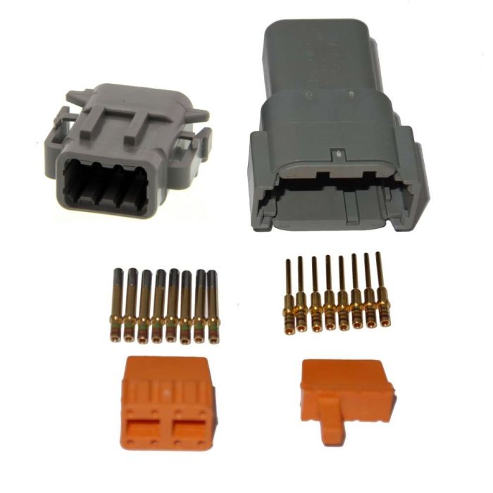 DTM 8 pin Full kit gold pin