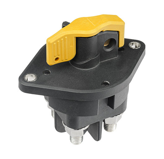 Fixed Handle Battery Master Switches Yellow Handle