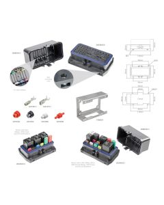 Fuse & Relay Enclosure Kits 60 x 2.8mm