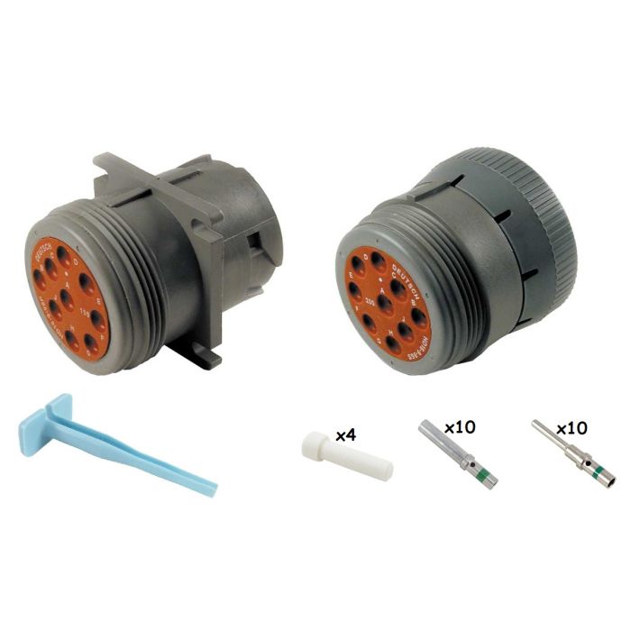 HD10 Series Kit 9 x Size 16 Threaded Rear Square Flange