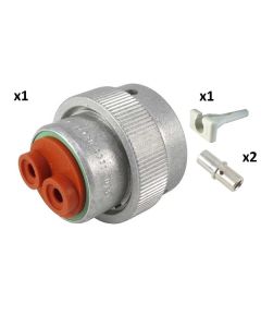 HD30 / HDP20 Half Kit Shell Size 18-6 Cavities 2 x Size 4-4 x Size 16 Aluminium Plug