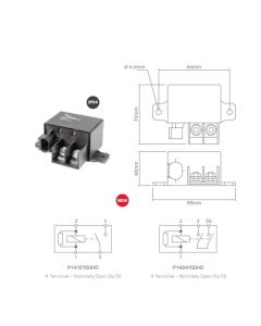 High Current Relay 12V 130A N/0