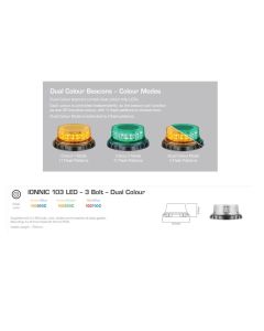 Ionnic 103 LED 3 Bolt Dual Colour Amber / Green