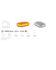 Ionnic Blade Micro 2 Bolt Clear Lens Amber