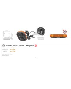 Ionnic Blade Micro Magnetic Coloured Lens Amber
