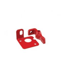 Isolator Lockout 2 Piece Metal Powder Coated Red