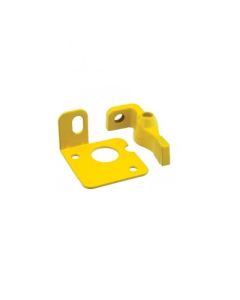 Isolator Lockout 2 Piece Metal Powder Coated Yellow