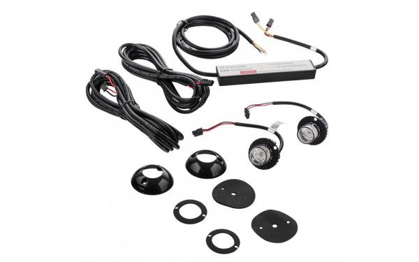 LAMP HIDE-A-WAY/SURFACE LED DUAL KIT RED