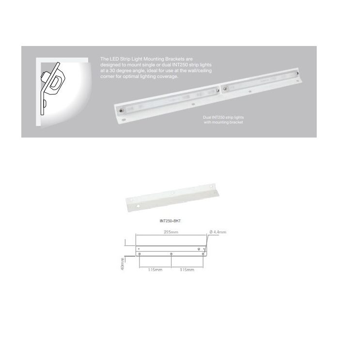 LAMP INT. LED KIT W/ BRACKET 250mm
