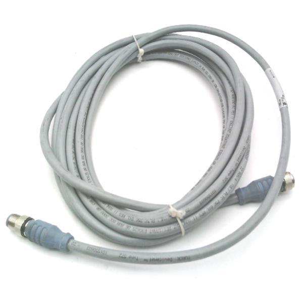 M12 Network 5 Pin Cable 5m Male To Female PVC