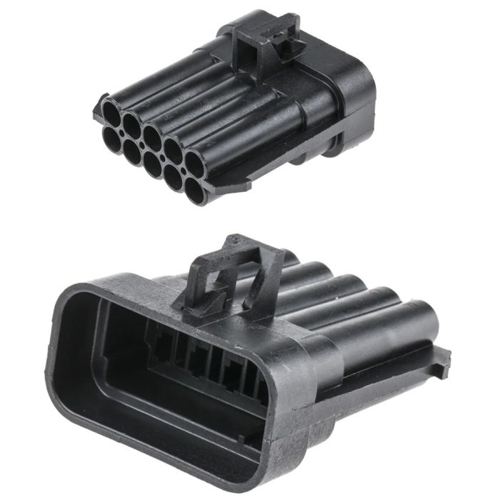 Metri Pack 150 Series Receptacle 10 Black
