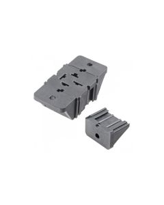 Modular Relay  Base Mounting Through Panel low Profile 5mm Mounting Hole