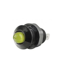 Pilot Light Dome 12-24V 17mm Continuous Green