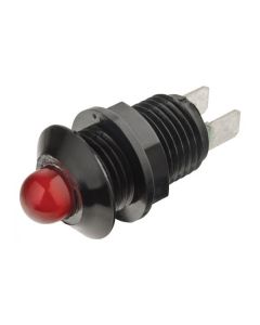 Pilot Light Dome 12-24V 17mm Continuous White