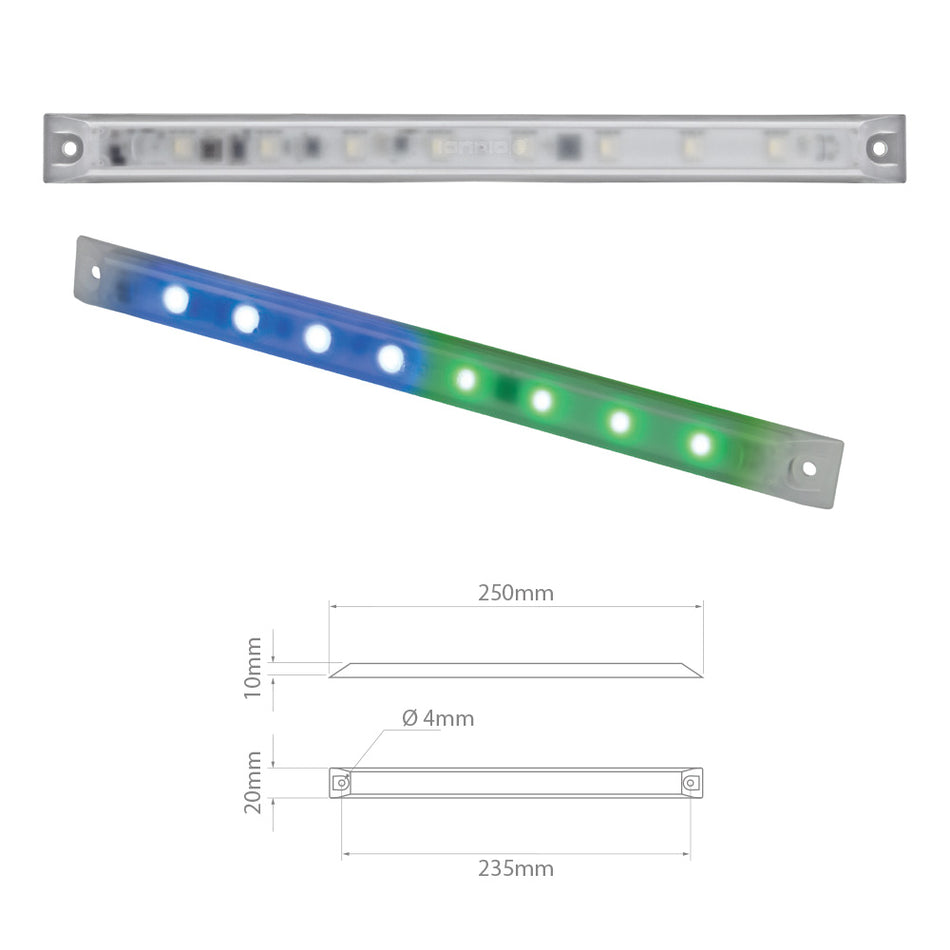 RGB CAN LED SURFACE MOUNT LAMP 235MM
