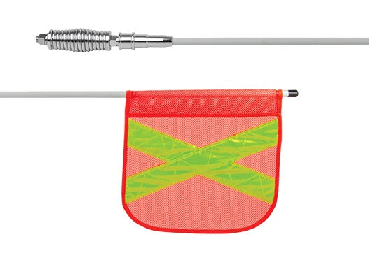 Reflective Flags 2 Piece Spring Base 2.5m Total Length