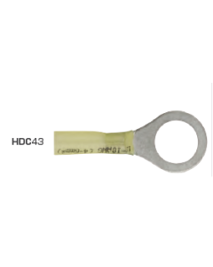 Ring Terminals 12mm Heat Shrink Yellow