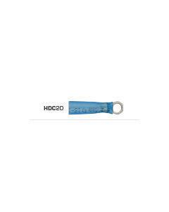 Ring Terminals 3mm Heat Shrink Blue