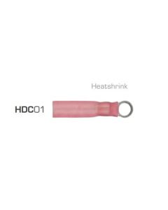 Ring Terminals 3mm Heat Shrink Red