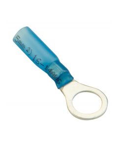 Ring Terminals 5mm Heat Shrink Blue