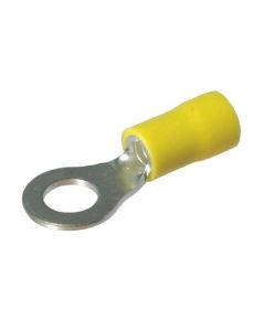 Ring Terminals 6mm Yellow