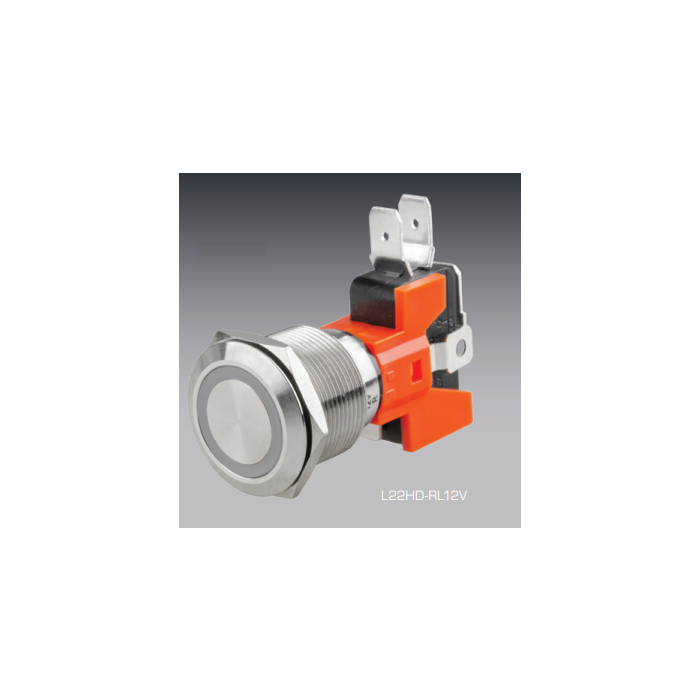 SWITCH VANDAL RESISTANT 12V 20A LATCHING