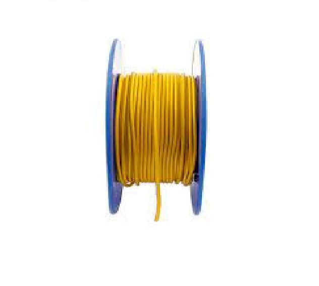 Single Cable Tinned Yellow 1mm² 100m