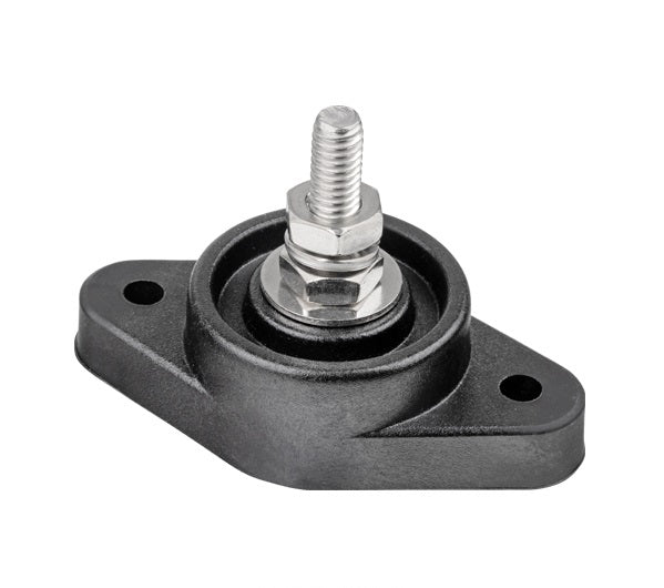Single Stud Stainless Steel 150A 52mm Black