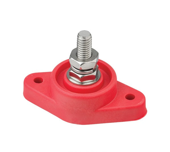 Single Stud Stainless Steel 240A 54mm Red