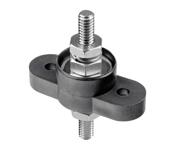 Single Stud Through Stainless Black 1/4" 20 UNC