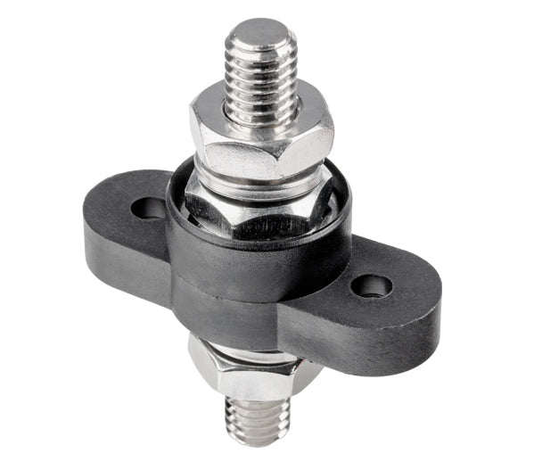 Single Stud Through Stainless Black 3/8" 16 UNC