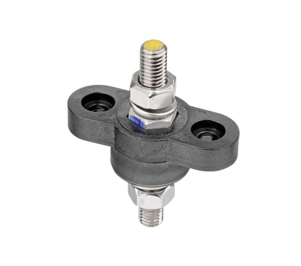 Single Stud Through Stainless Black 8-1.25mm