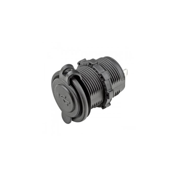 Socket 5V Twin USB With Volt Meter 12-24v