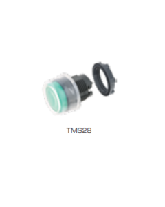 Standard E Stop Components Booted Button Green