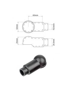 Terminal Insulators Lug Ring Blk 32