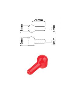 Terminal Insulators Lug Ring Red 13
