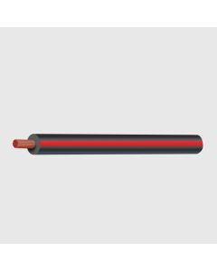 Thin Wall Cable Black Red Trace 1.0mm²