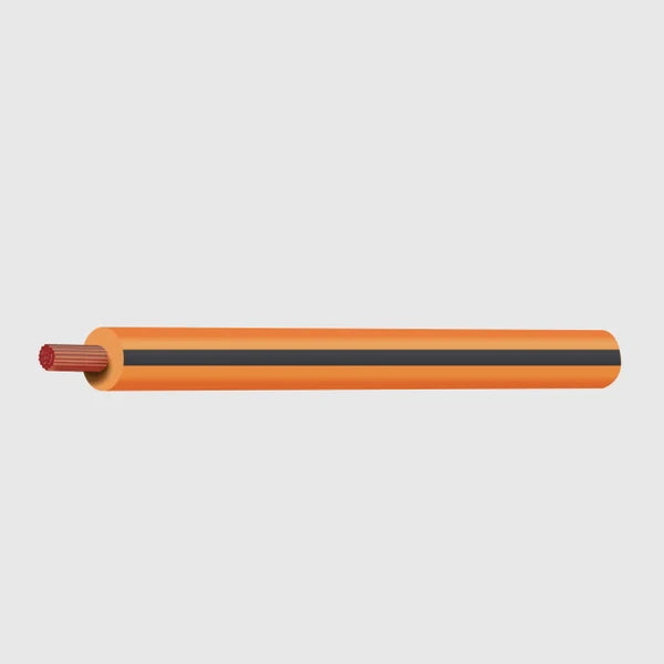 Thin Wall Cable Orange Black Trace 1.0mm²