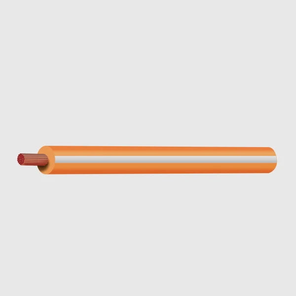 Thin Wall Cable Orange White Trace1.0mm²