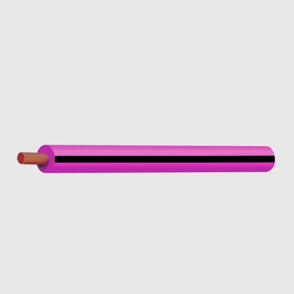 Thin Wall Cable Pink Black Trace 0.5mm²