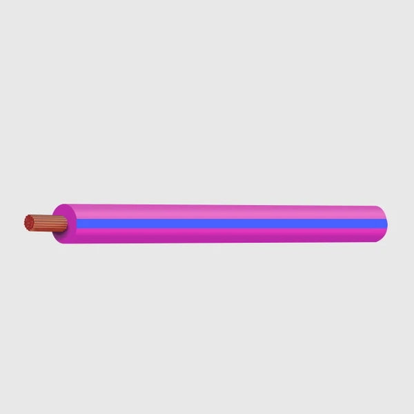 Thin Wall Cable Pink Blue Trace 1.0mm²