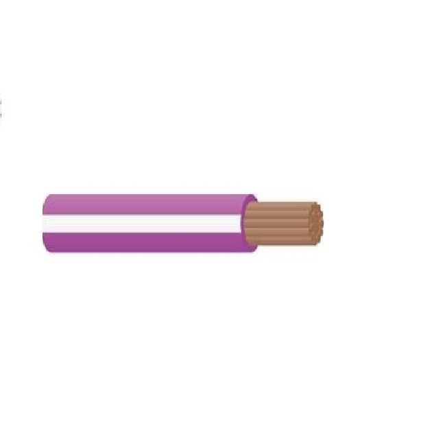 Thin Wall Cable Purple White Trace 0.5mm²