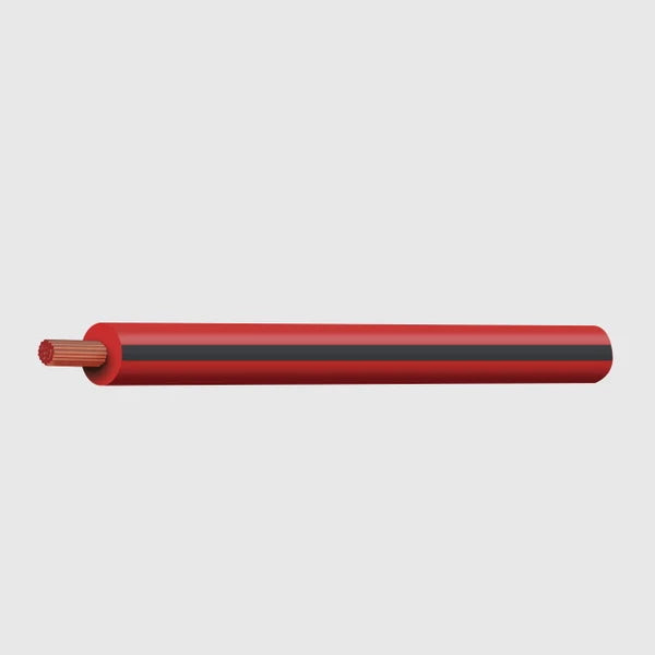 Thin Wall Cable Red Black Trace 1.0mm²