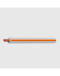 Thin Wall Cable White Orange Trace 1.0mm²