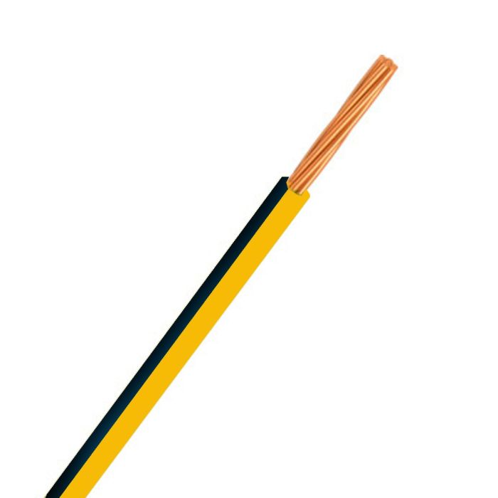 Thin Wall Cable Yellow Black Trace 2.0mm²