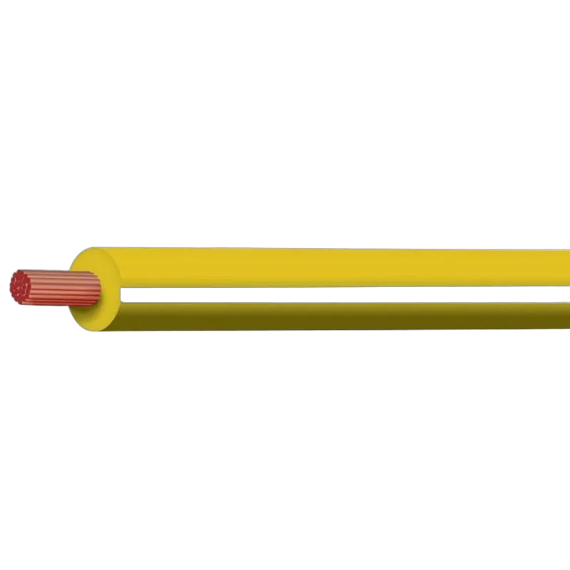 Thin Wall Cable Yellow White Trace 0.5mm²