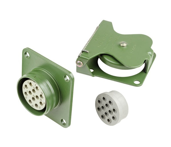 Trailer Connectors Military 12-24V Receptacle 12 Pin