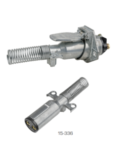 Trailer Connectors Truck 12-24V Plug 2 Pin Metal